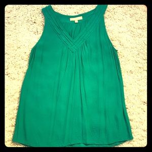 Banana Republic Green Tank V-neck M